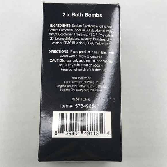 Box of 2 Bath Bomb Fizes Ocean and Mango New - Picture 2 of 4